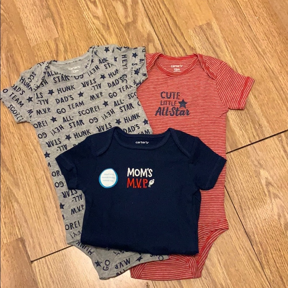 Carter’s 12M Onesie Set of 3